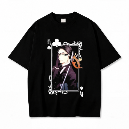 Koszulka T-shirt Anime Black Butler czarna