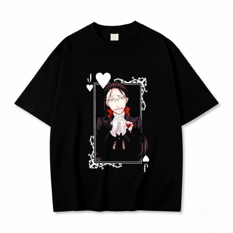 Koszulka T-shirt Anime Black Butler czarna