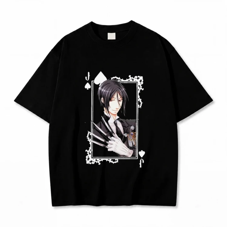 Koszulka T-shirt Anime Black Butler czarna