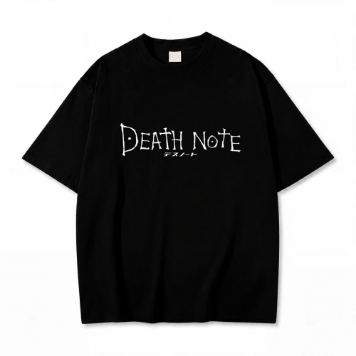 Koszulka Death Note – czarna, nadruk z przodu