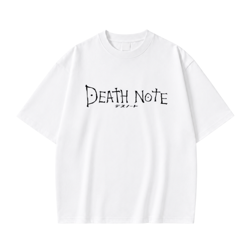 Koszulka Death Note – biała, nadruk z przodu