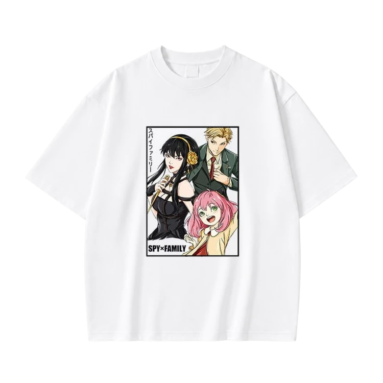 Koszulka T-shirt anime Spy x Family - biała