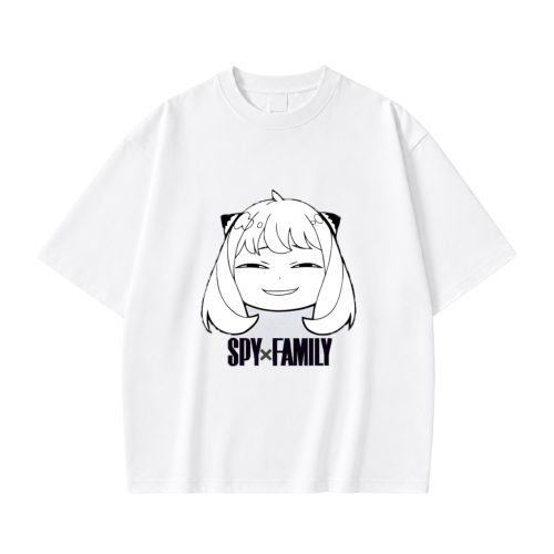 Koszulka T-shirt anime Spy x Family Anya - biała