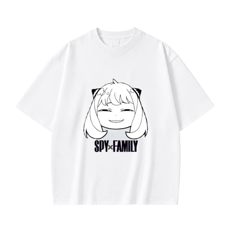 Koszulka T-shirt anime Spy x Family Anya - biała