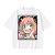 Koszulka T-shirt anime Spy x Family Anya - biała