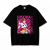 Koszulka T-shirt anime Hunter x Hunter Hisoka - czarna