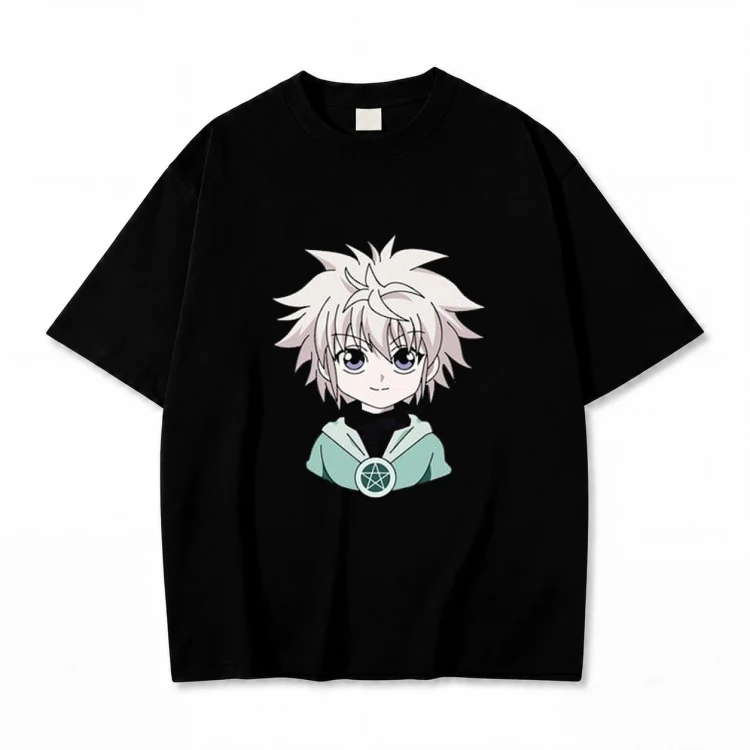 Koszulka T-shirt anime Hunter x Hunter Killua - czarna