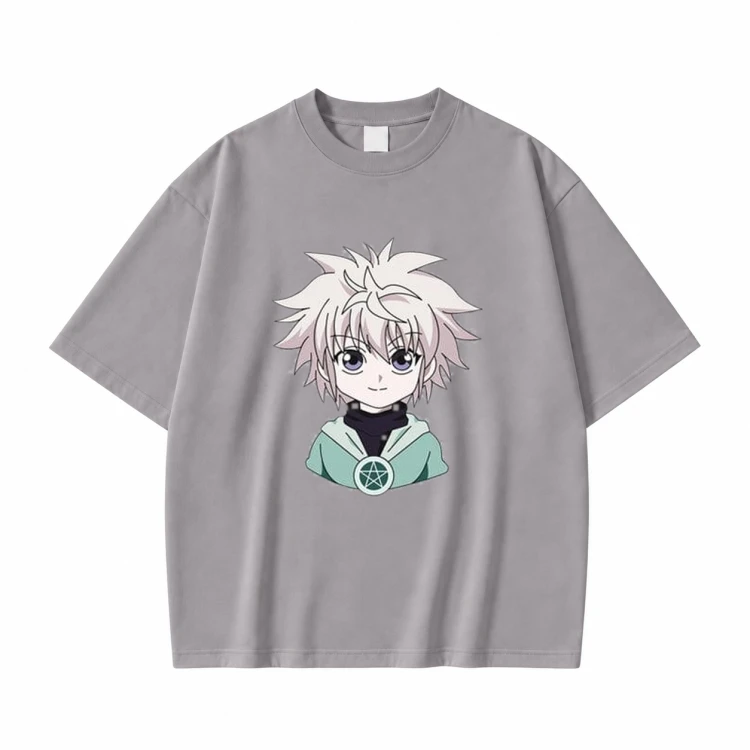 Koszulka T-shirt anime Hunter x Hunter Killua - szara