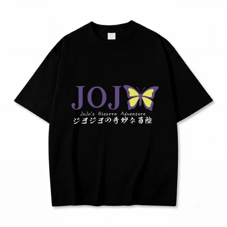 Koszulka T-shirt anime JoJo's Bizarre Adventure - czarna