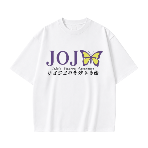 Koszulka T-shirt anime JoJo's Bizarre Adventure - biała