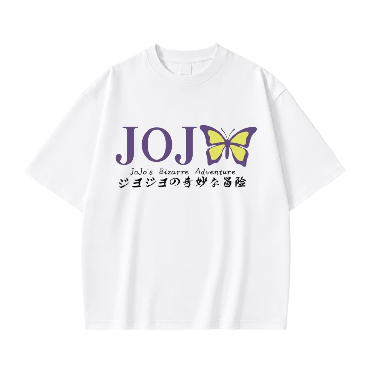 Koszulka T-shirt anime JoJo's Bizarre Adventure - biała