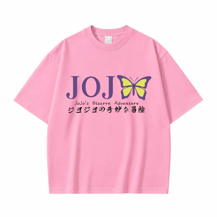Koszulka T-shirt anime JoJo's Bizarre Adventure - jasny róż