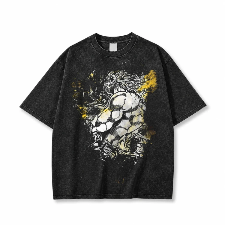 Koszulka T-shirt anime JoJo's Bizarre Adventure - czarna prana