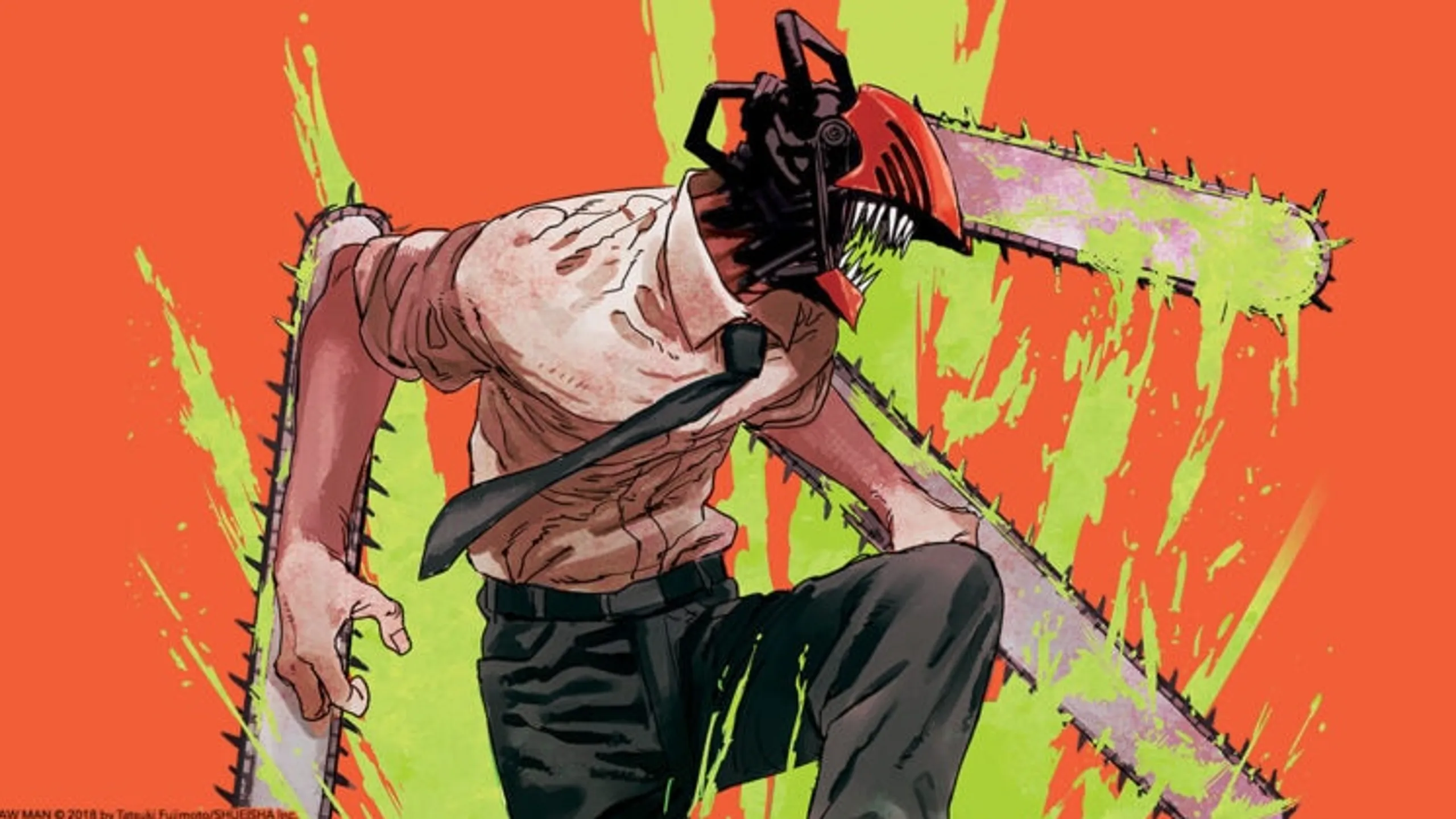 Záběr z anime Chainsaw Man