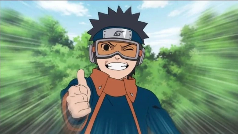 Obito Uchiha jako mladý Shinobi 