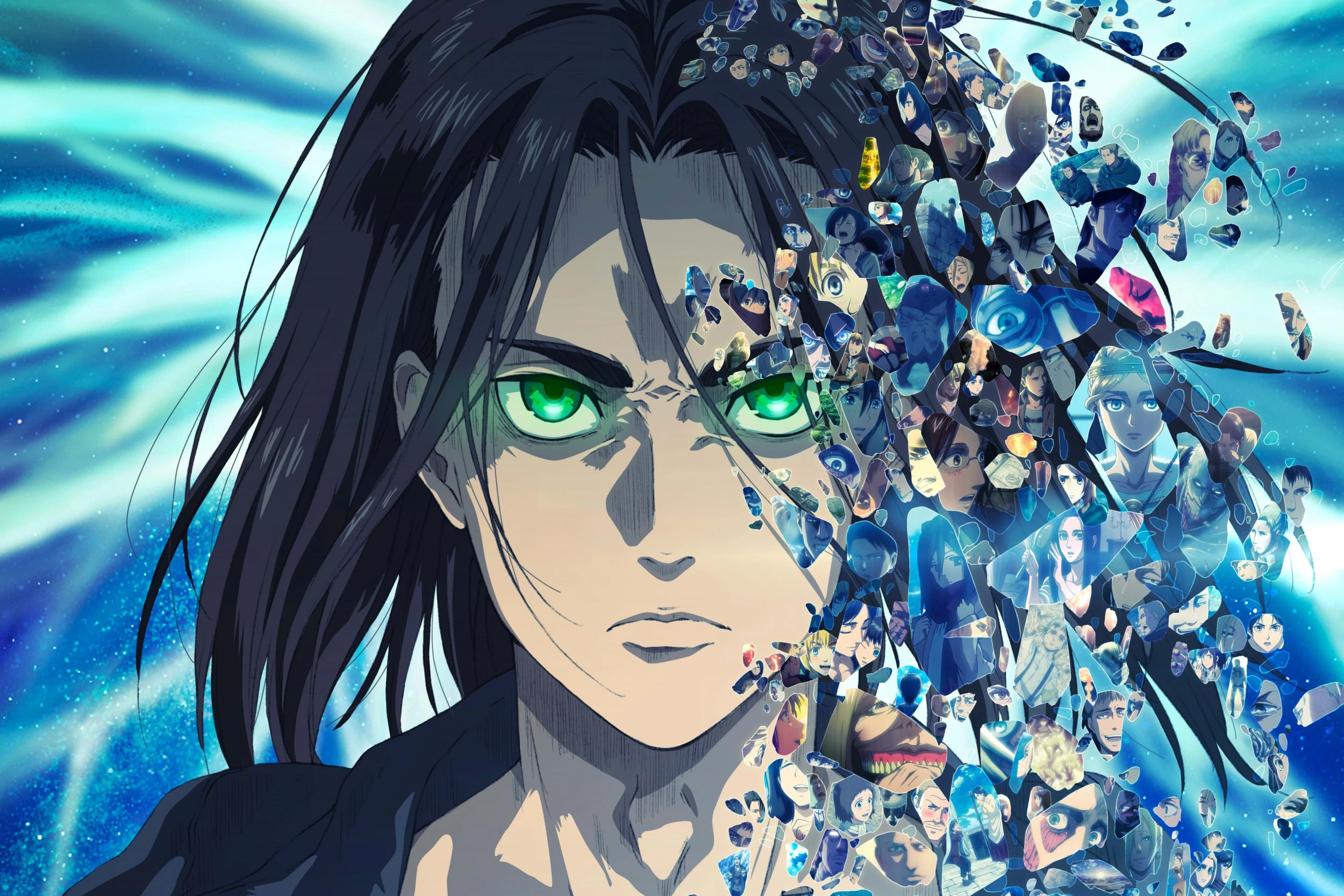 Eren Jaeger ze série Attack on Titan 